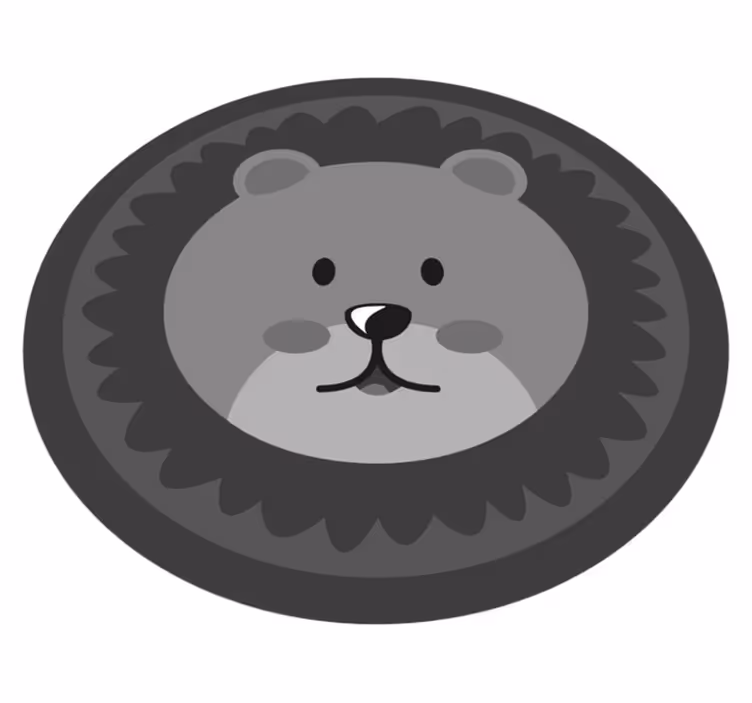 Covor de joacă pentru copii nordic gri lyon - TenStickers