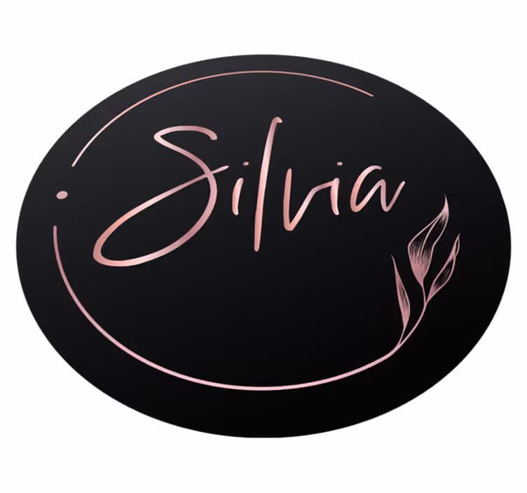 Covor de vinil Adolescenți nume personalizat elegant - TenStickers