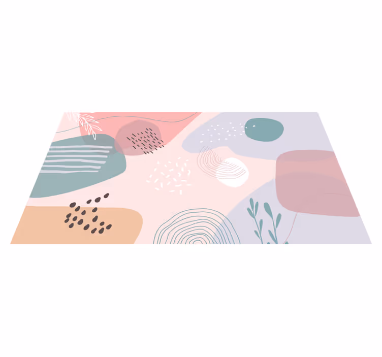 Covor modern vopsea pastel creativă - TenStickers