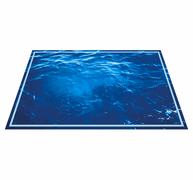 Covor din vinil valuri oceanice realiste - TenStickers