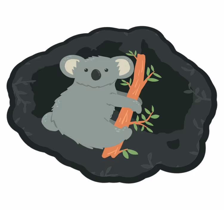 Covor vinil animal drăguț pandantiv koala - TenStickers