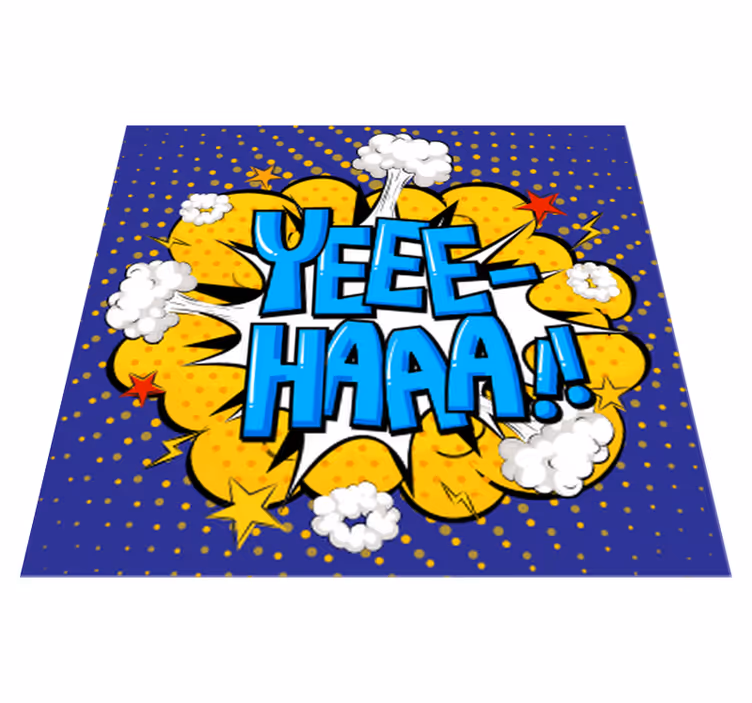 Covor de vinil Adolescenți explozie de acțiune comică - TenStickers