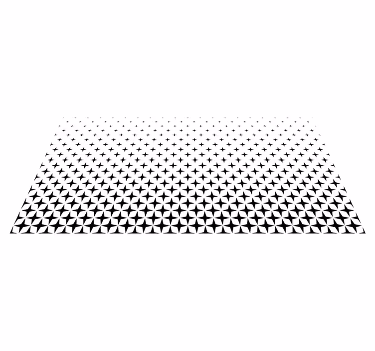 Covor vinil design alb-negru pentru birou - TenStickers