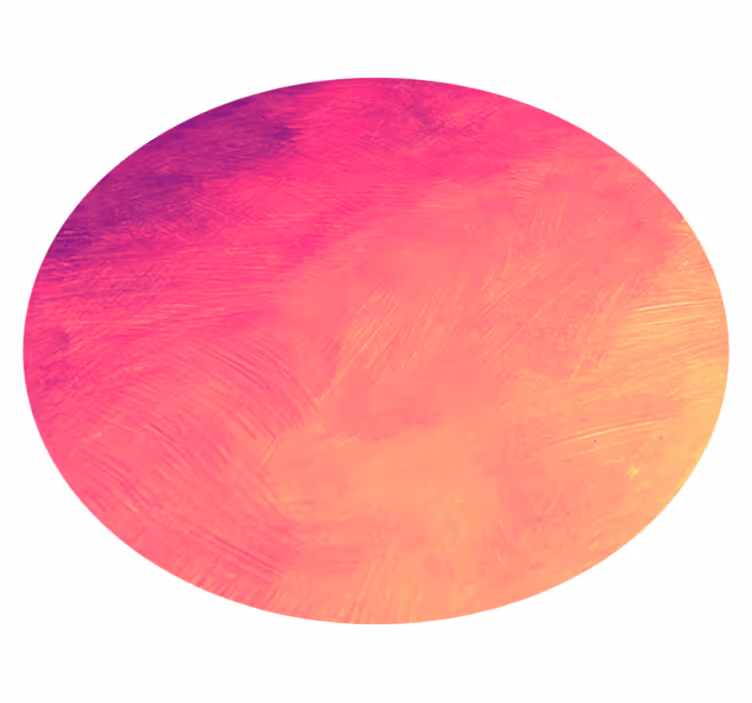 Covor vinil dormitor artă circulară cu gradient - TenStickers
