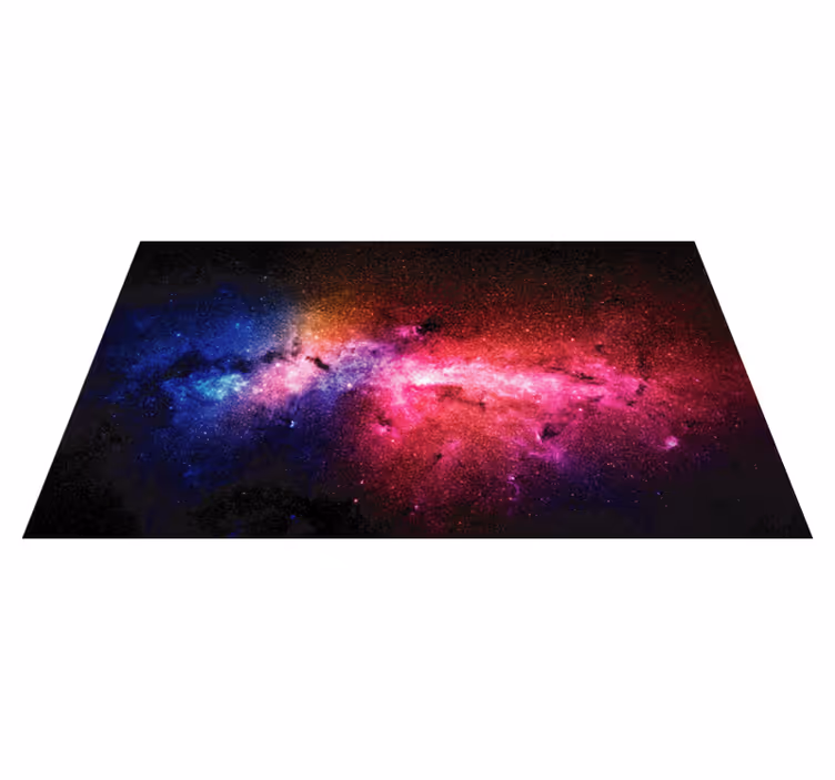 Covor luminos și colorat univers vinil natur - TenStickers