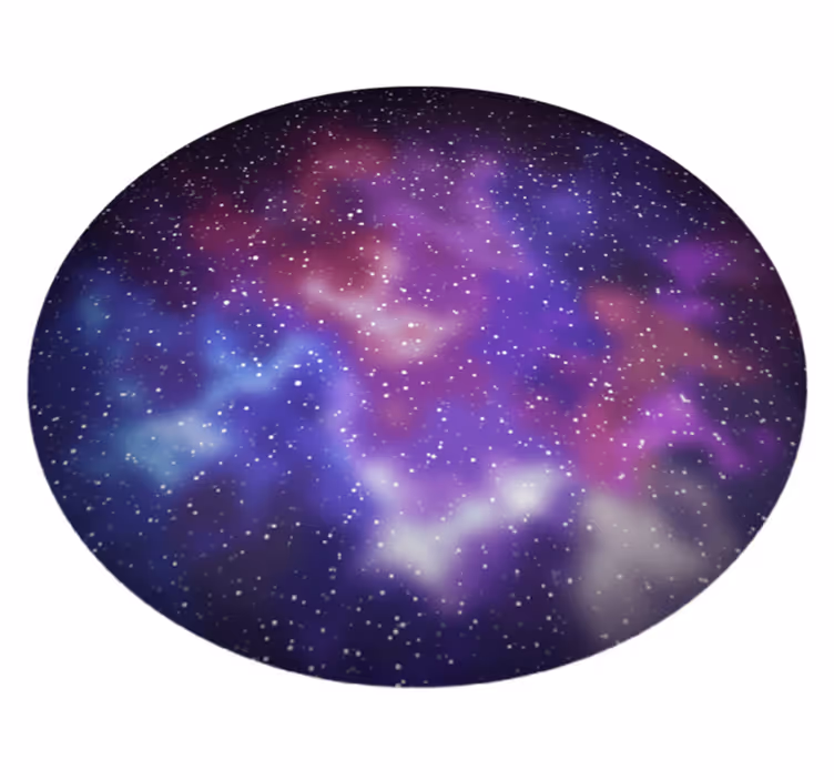 Covor de vinil stele inspirat de galaxie - TenStickers