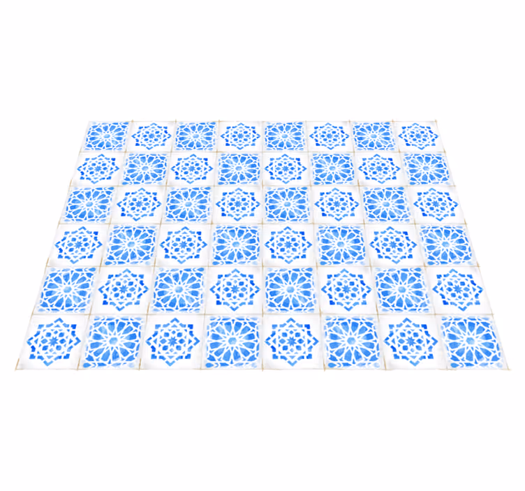 Covoare de baie mozaic elegant albastru - TenStickers