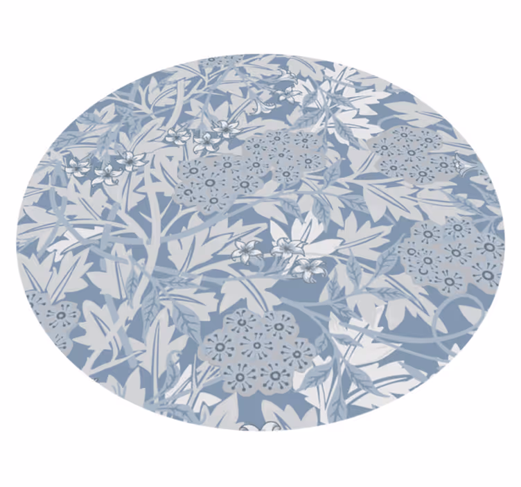 Covor vinil flori și plante compoziție florală - TenStickers