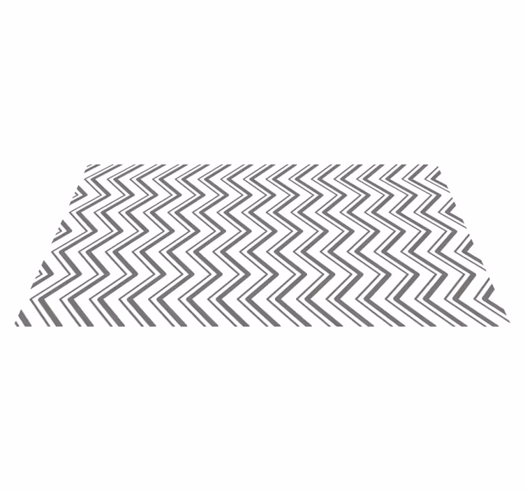 Covor de vinil geometric stil cu model chevron - TenStickers