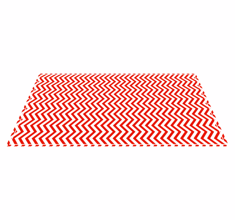 Covor vinil vărgat formă de zig-zag chevron - TenStickers