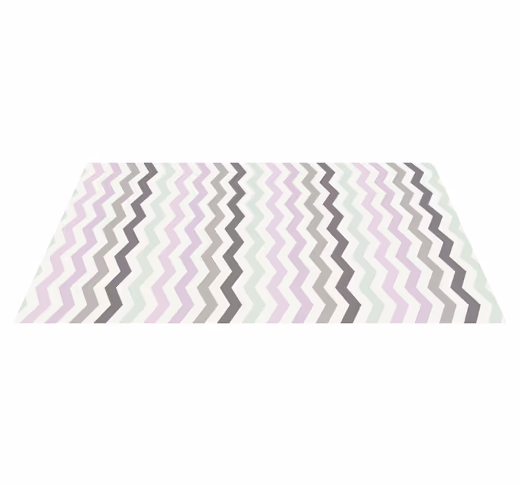 Covor în stil pastel fără sudură, în zigzag - TenStickers