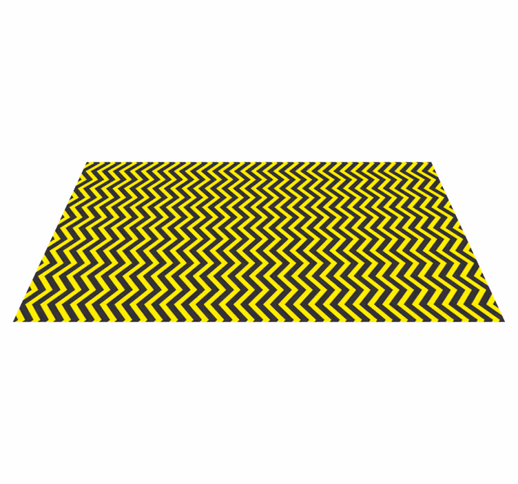 Covor de vinil geometric model de undă chevron - TenStickers