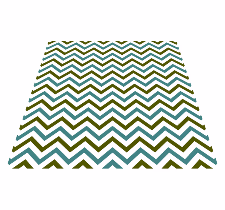 Covor de vinil geometric încântare cu chevron - TenStickers
