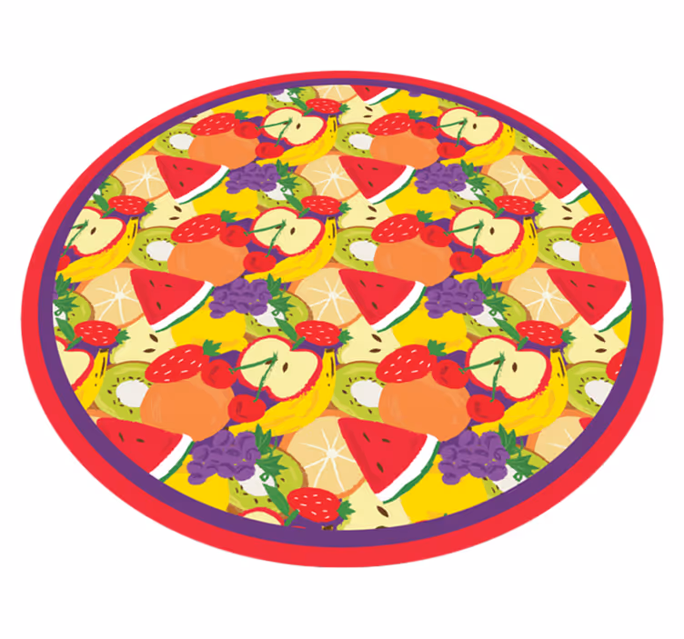 Covor de vinil pentru bucătărie model de amestec de fructe - TenStickers