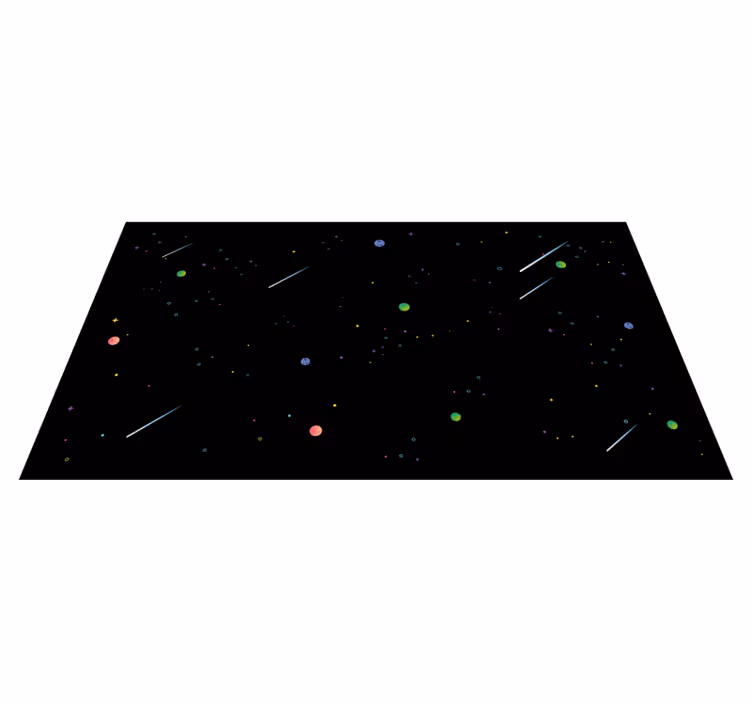 Covor de vinil stele cerul înstelat cosmic - TenStickers