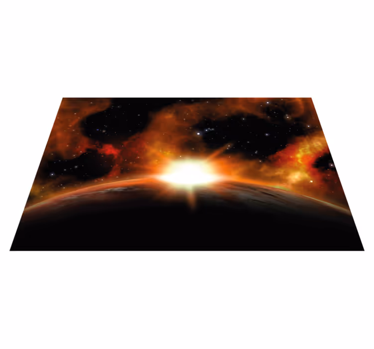 Covor de vinil stele strălucire de răsărit celestial - TenStickers