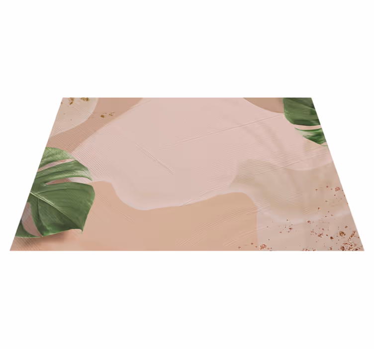 Covor de vinil hol fard de obraz cu frunze tropicale - TenStickers