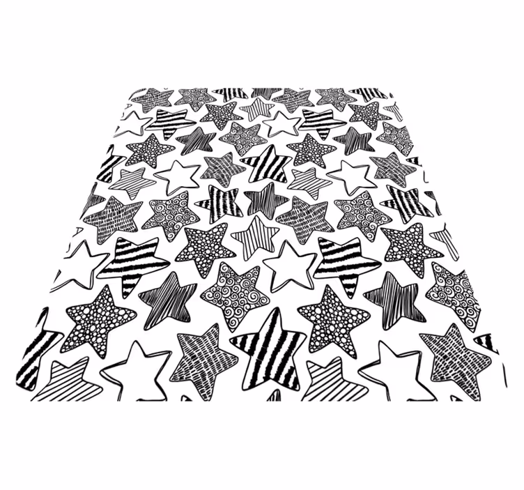 Covor de vinil pepiniere model elegant de stea - TenStickers