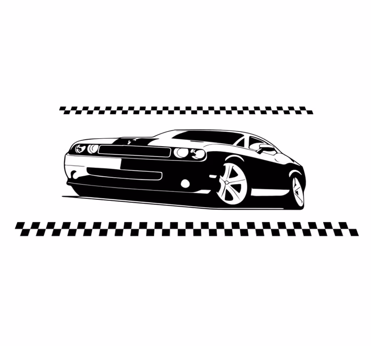 Covor de vinil Adolescenți mașini sport elegante - TenStickers