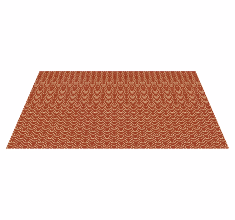 Covor de vinil geometric model de ondulație curbată - TenStickers