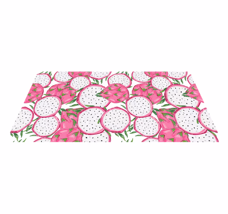 Covor de vinil pentru bucătărie concept fructe tropicale - TenStickers
