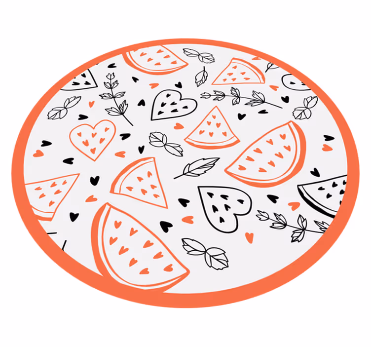 Alții covor de vinil modele de inimioare dulci - TenStickers