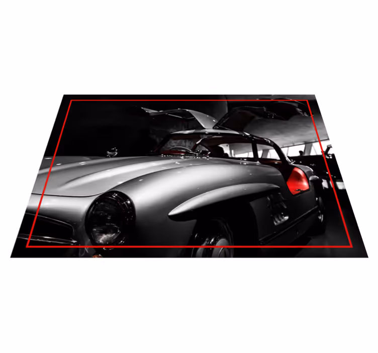 Covor vintage mercedes 300sl - TenStickers