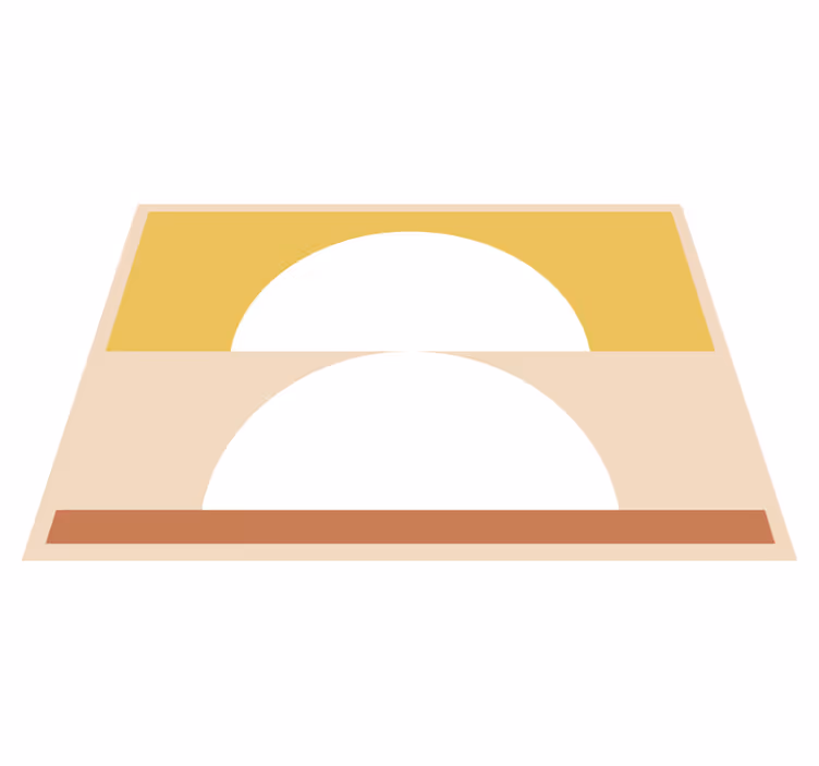 Covor vinil minimalist minimalism circular - TenStickers
