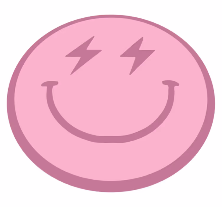 Covor de vinil Adolescenți chip zâmbet electrizant - TenStickers