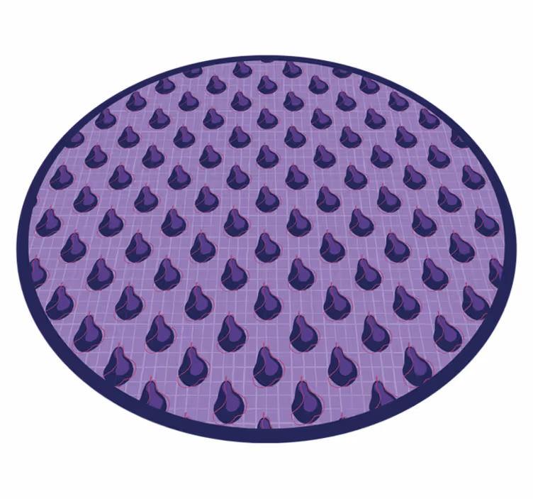 Covor de vinil pentru bucătărie model de picături violet - TenStickers