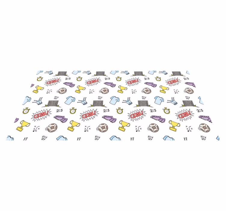 Covor de vinil jocuri tema simbolurilor sportive - TenStickers