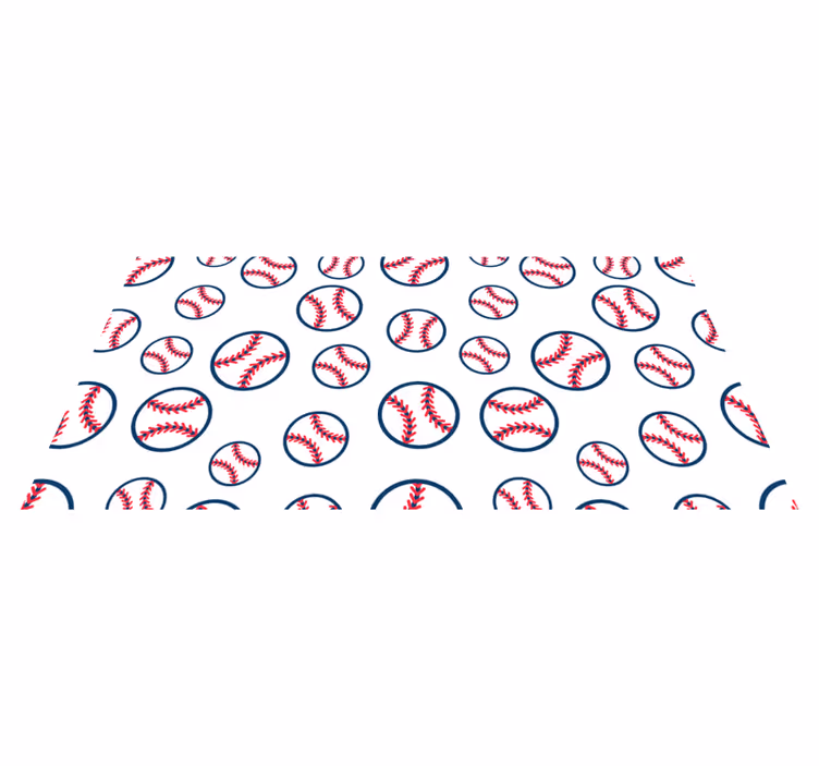 Covor de vinil jocuri model de baseball - TenStickers