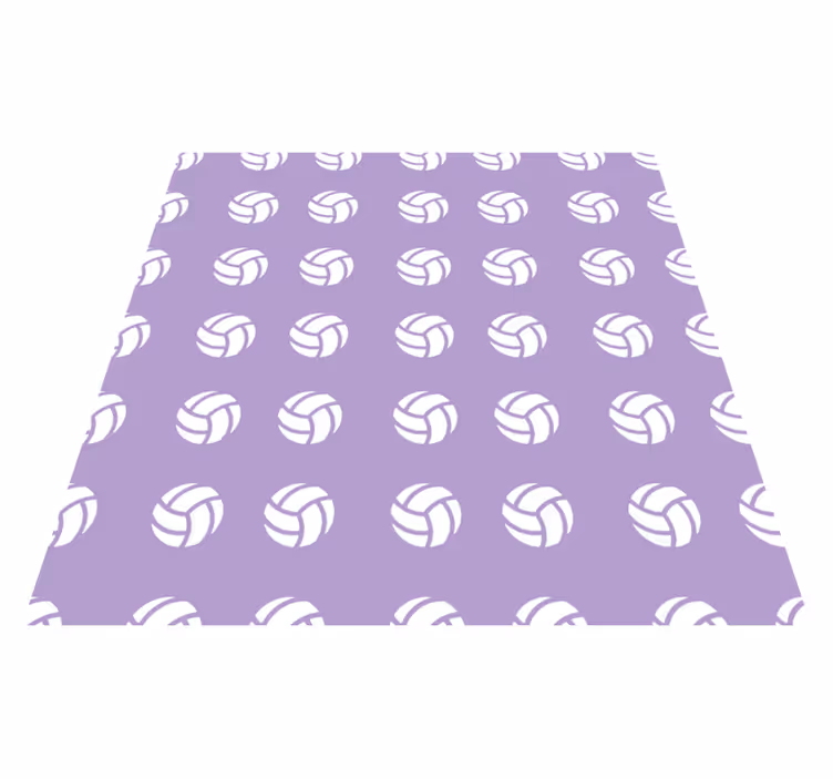 Covor de vinil jocuri model violet de volei - TenStickers