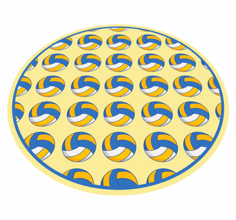 Covor de vinil jocuri motiv de volei - TenStickers