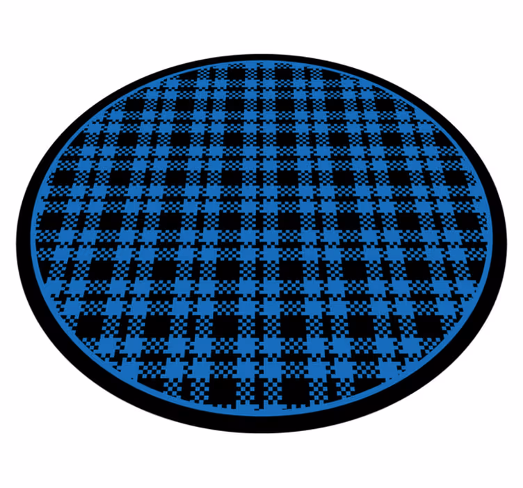 Covoruri vinil rotund compoziție verificată - TenStickers