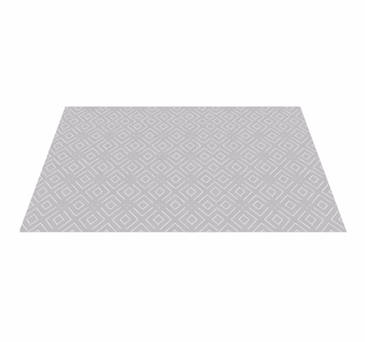 Covor vinil dormitor diamante gri elegante - TenStickers