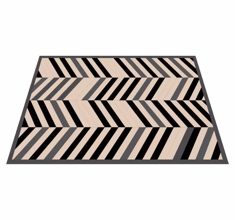 Covor vinil modern pandantiv cu model chevron - TenStickers