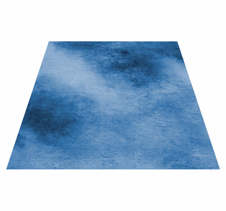 Covor de vinil pentru baie stil gradient albastru - TenStickers
