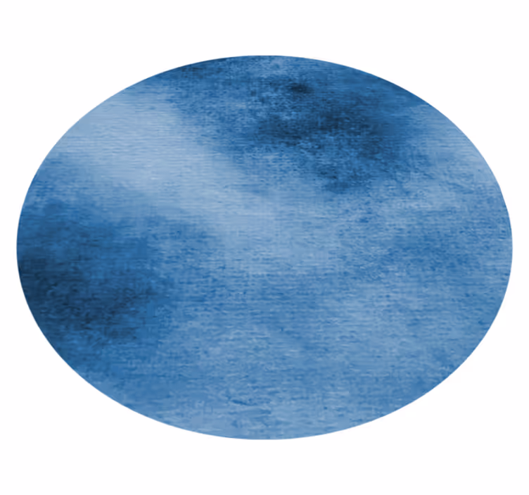 Covor vinil hol intrare vârtej albastru intens - TenStickers