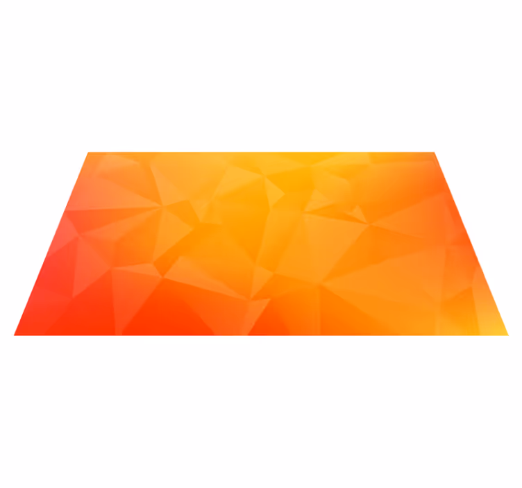 Covor de vinil hol efect de gradient geometric - TenStickers