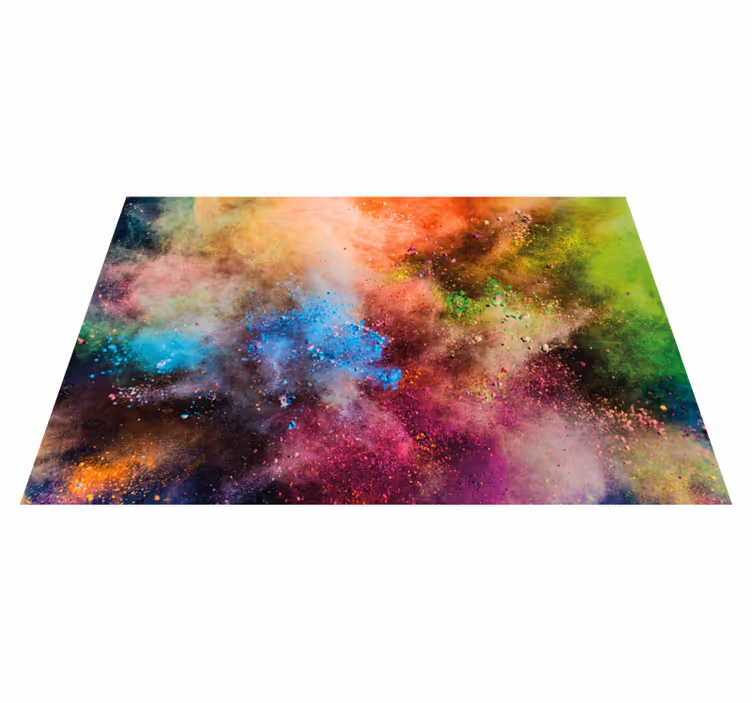 Covor pat dormitor multicolor - TenStickers