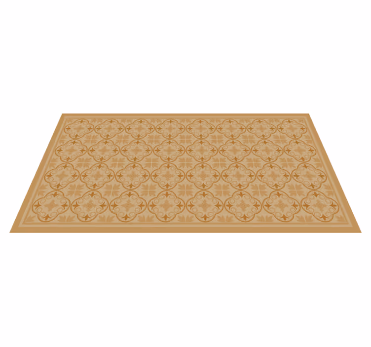 Covor de vinil hol motiv geometric al plăcilor - TenStickers
