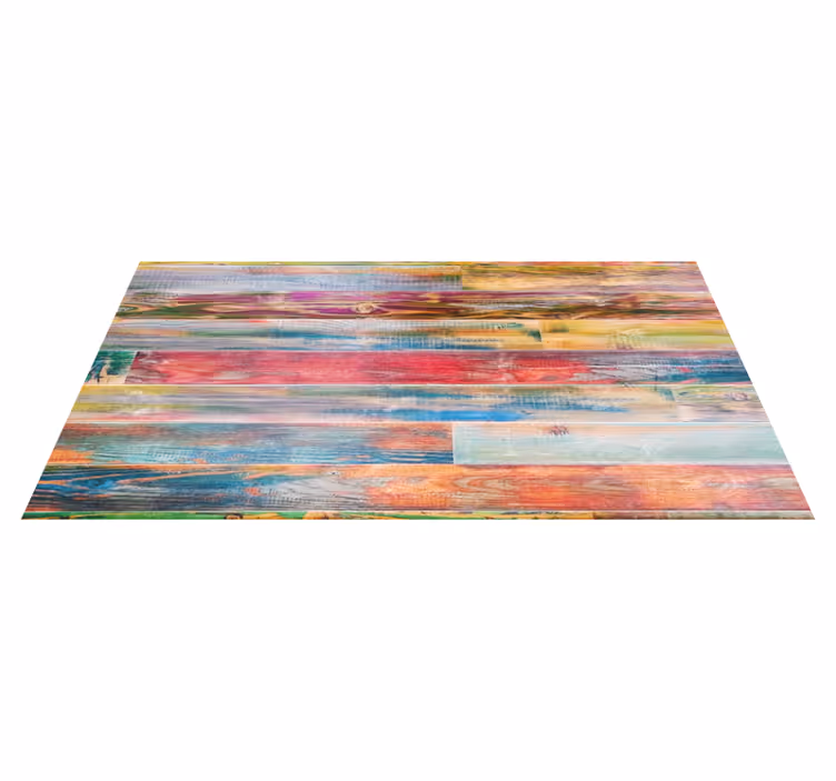 Covor vinil lemn efect colorat de eroziune - TenStickers