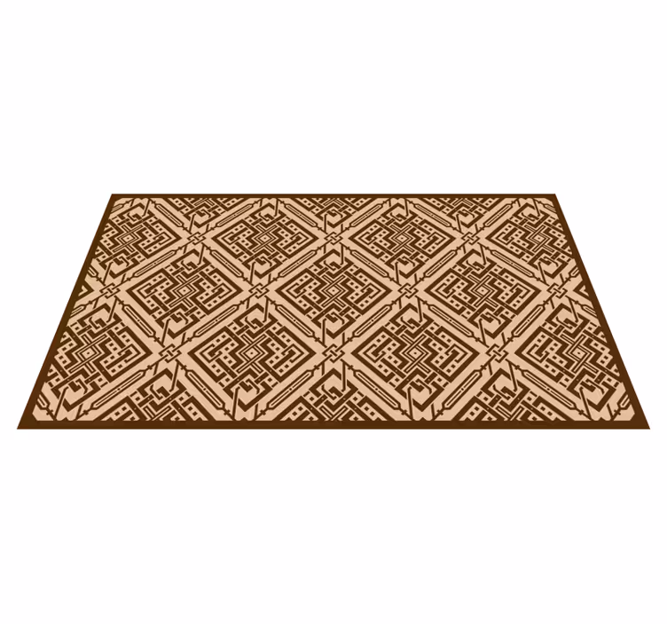Covor de vinil hol element geometric elegant - TenStickers