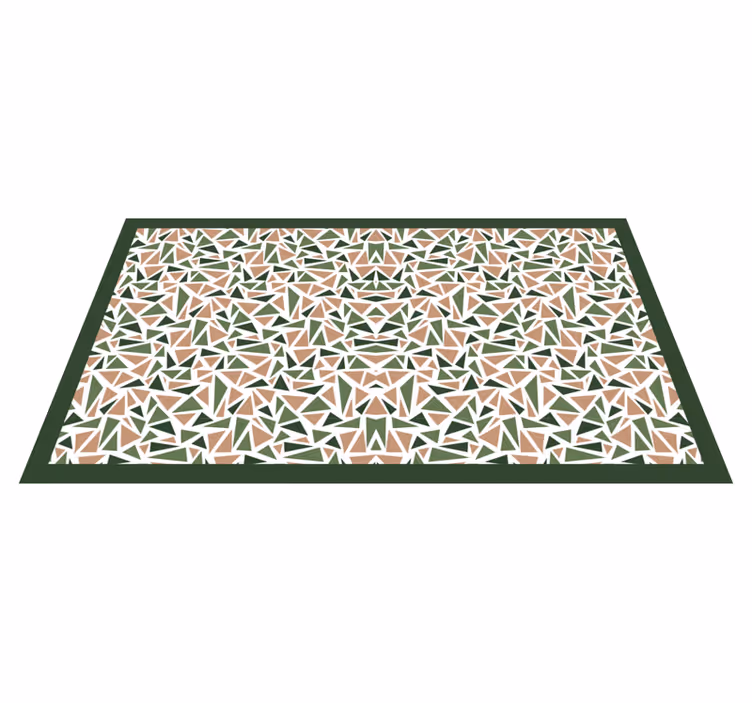 Covor de vinil geometric model triunghi abstract - TenStickers