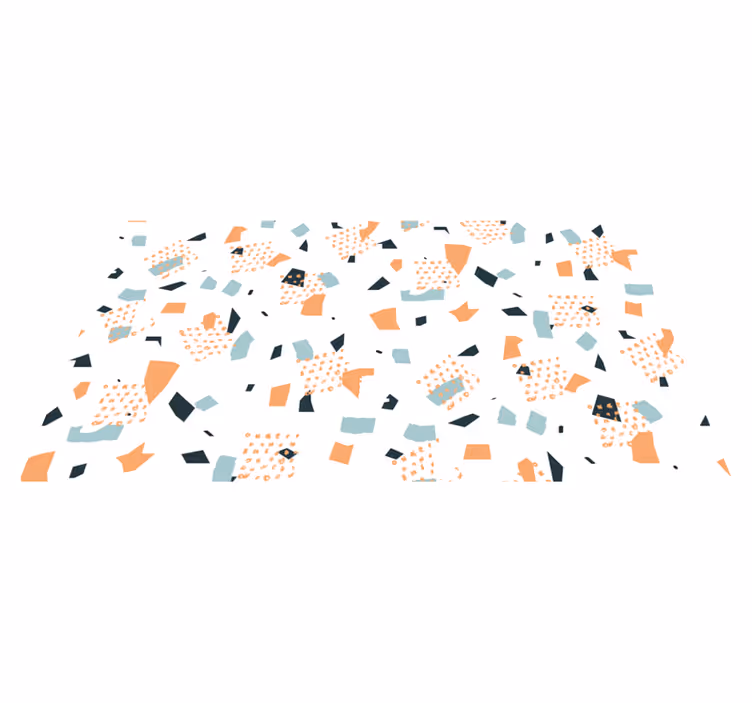 Covor de vinil geometric conceptul de forme abstracte - TenStickers