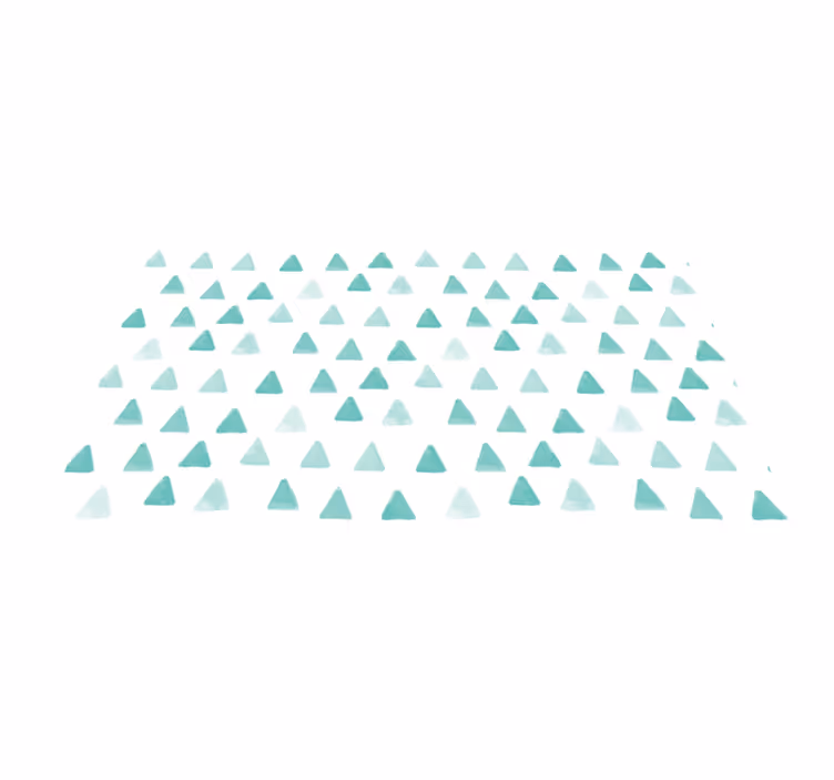 Covor de vinil geometric motive triunghiulare - TenStickers