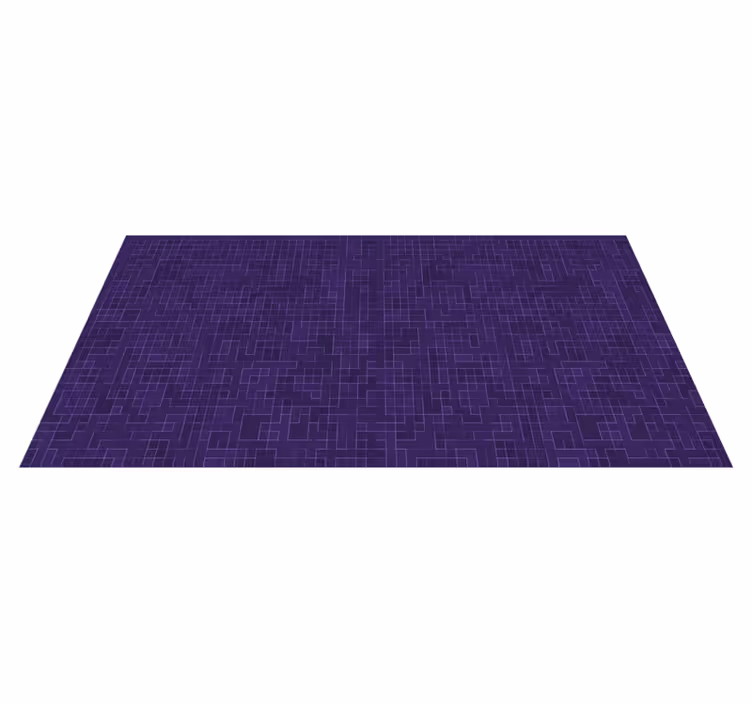Covor de vinil geometric grafică cu model violet - TenStickers