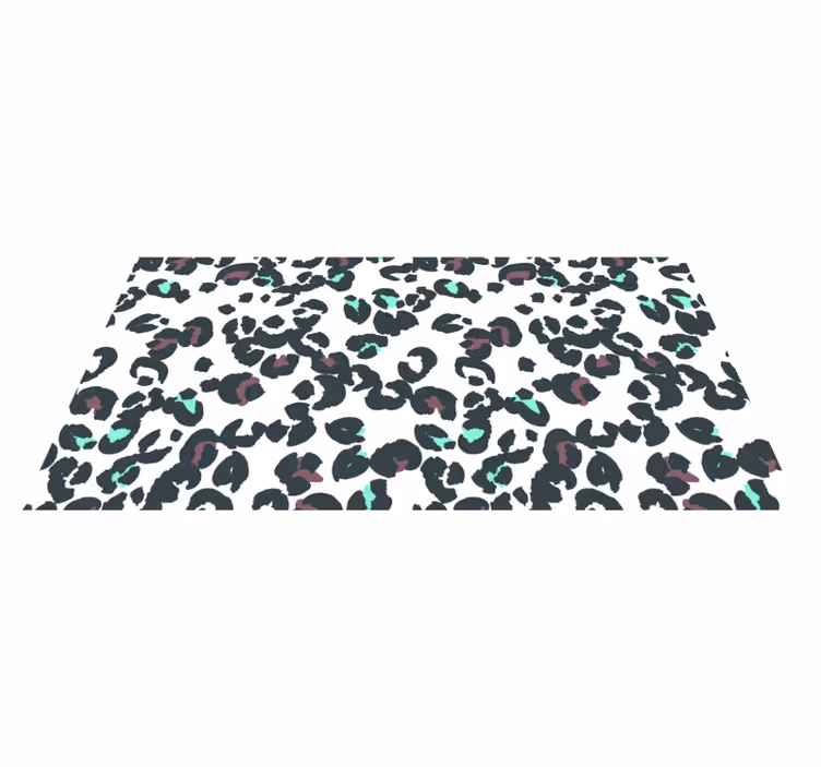 Covor vinil print animalier stil model leopard - TenStickers