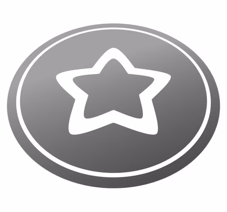 Covor de vinil stele cu motiv gri elegant - TenStickers